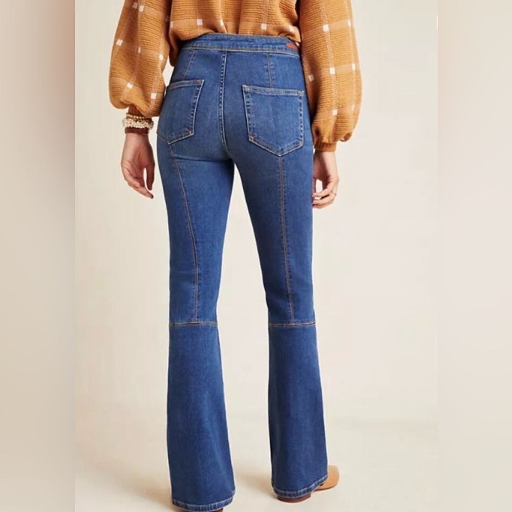Anthropologie Pilcro High-Rise Carpenter Bootcut Jeans Flare Leg Size 28